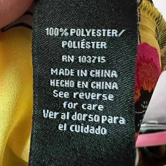 Zac & Rachel Layered Tropical Hawaiian A Line Swing Tank Blouse Womens Sz M - Picture 2 of 5